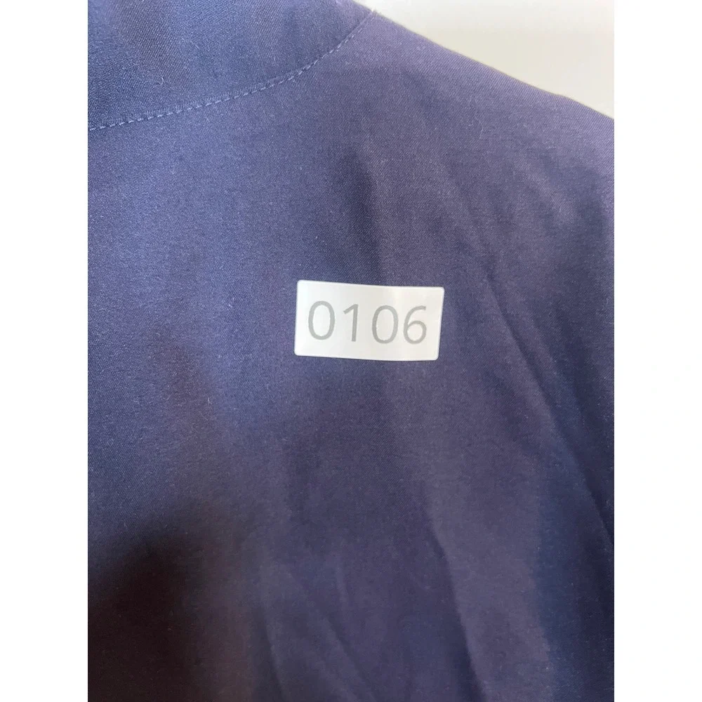 PING Mens Windbreaker Quarter Zip Short Sleeve Golf Pullover Blue Size‎ Large